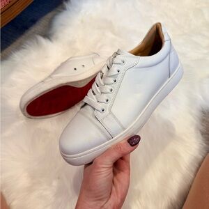 Christian Louboutin White Sneakers 37.5